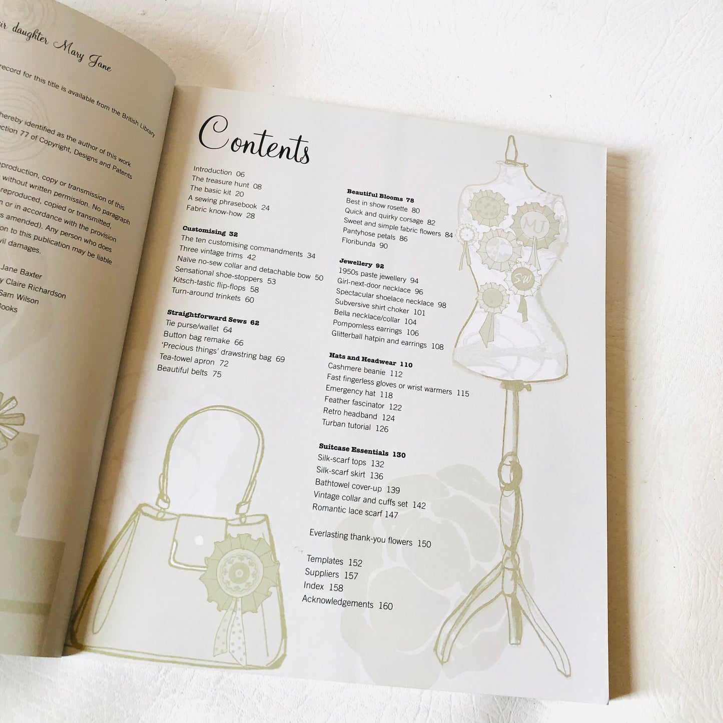 Chic on a Shoestring: Simple to Sew Vintage-style Accessories Mary Jane Baxter Craft Book