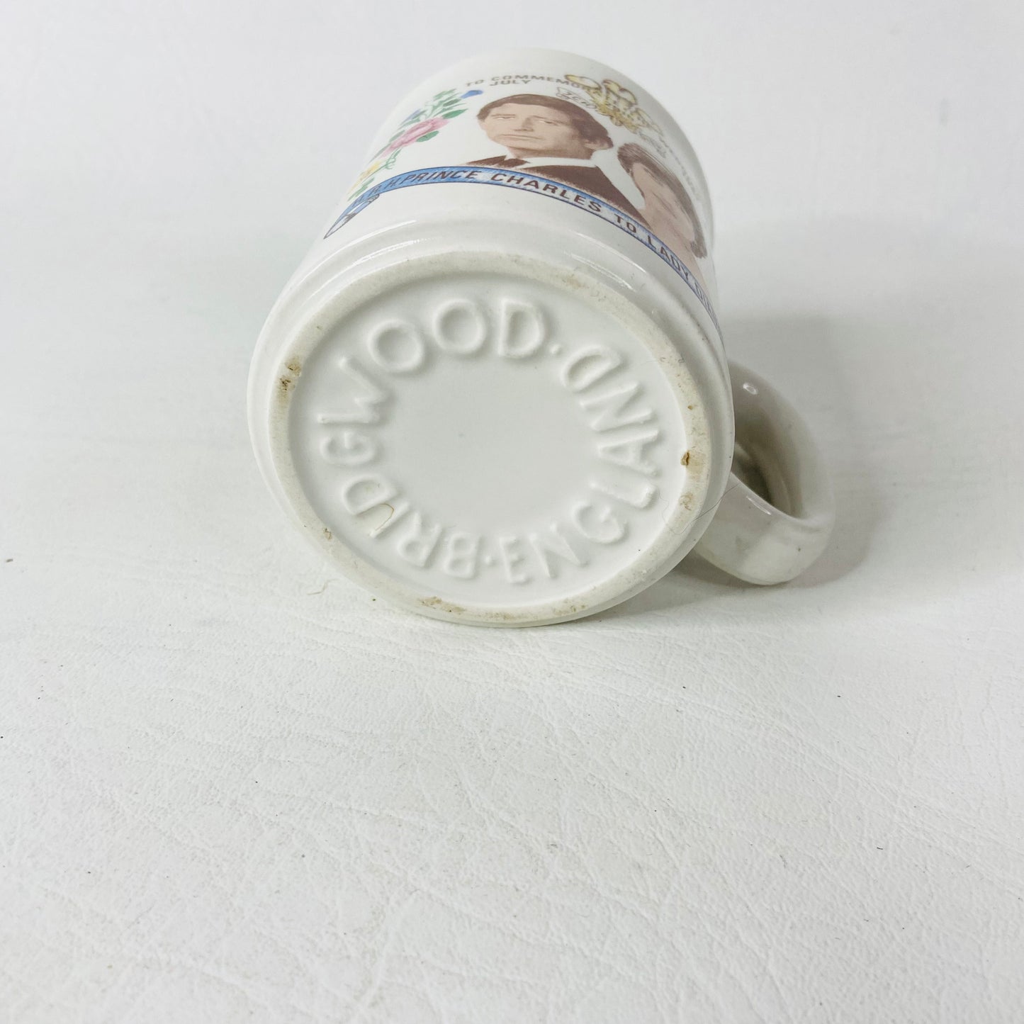 Bridgewood Vintage Royal Wedding Commemorative Mug Prince Charles And Diana 1981