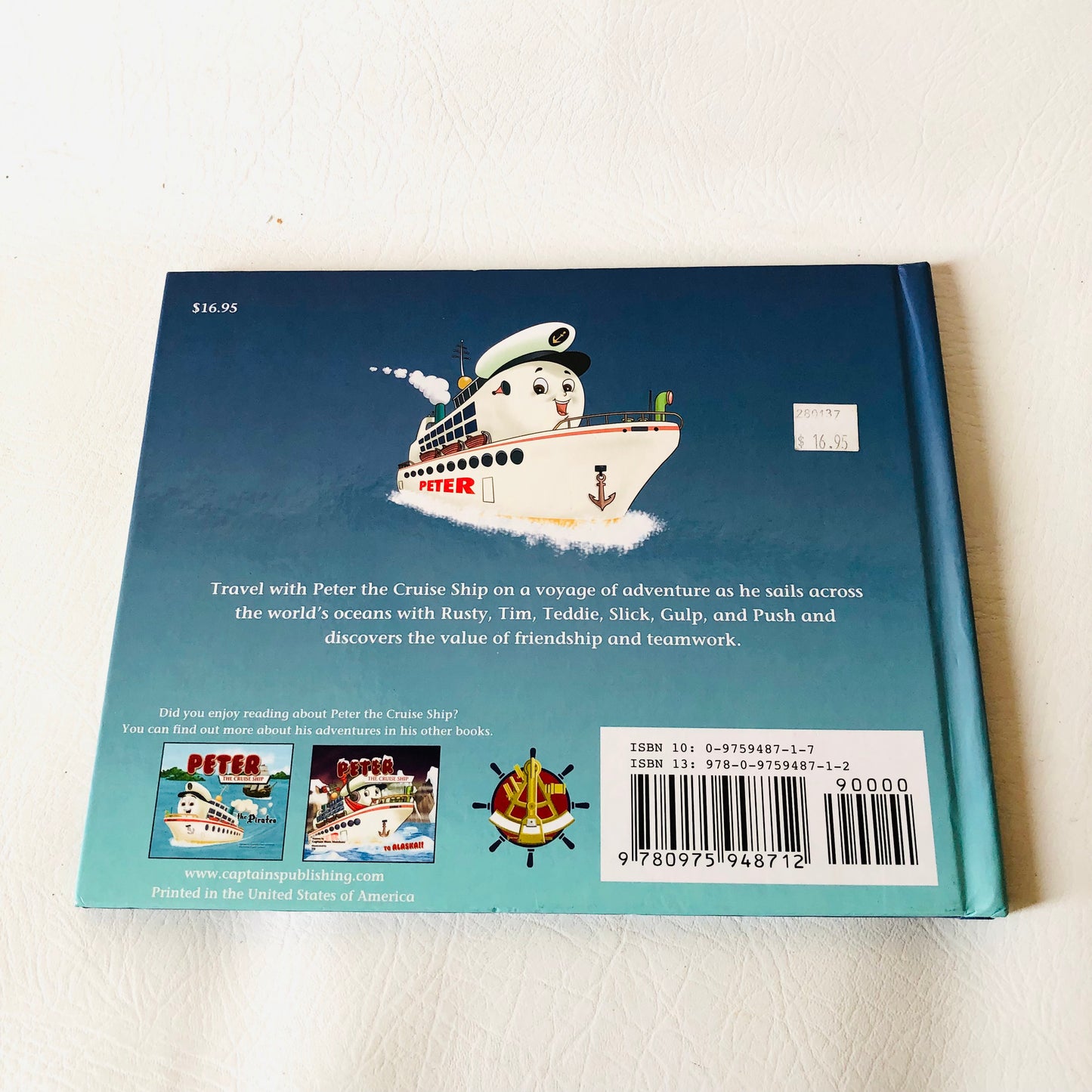 Peter the Cruise Ship by Captain Hans Mateboer - Hardcover 2007