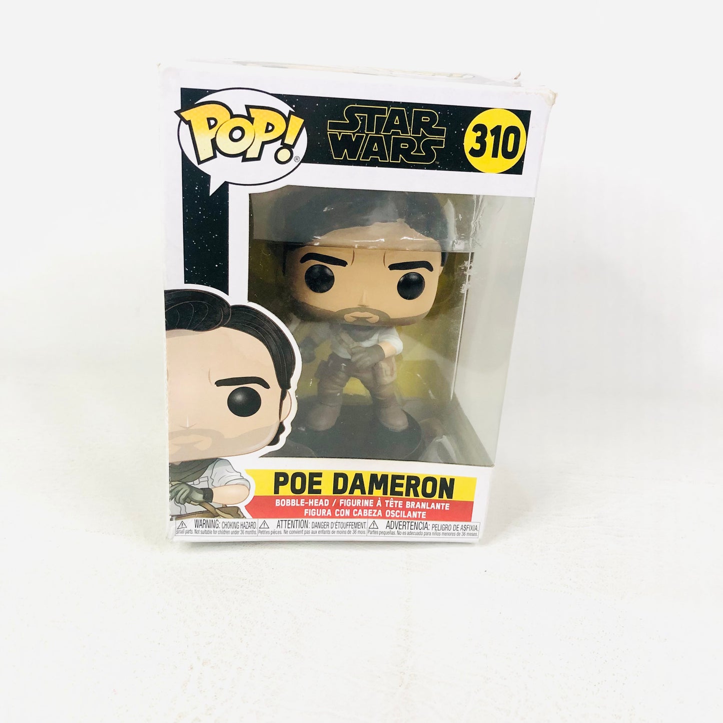 Poe Dameron Star Wars Funko Pop! Vinyl Toy Bobble Figure #310 Movies