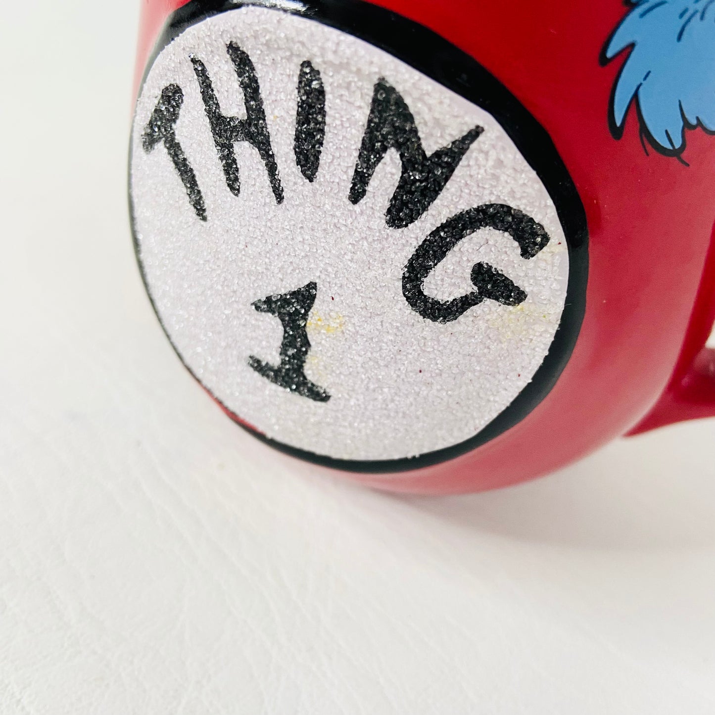 "Thing 1" Red Coffee Cup Tea Mug Universal Studio Islands of Adventure Dr Seuss 2007 NEW