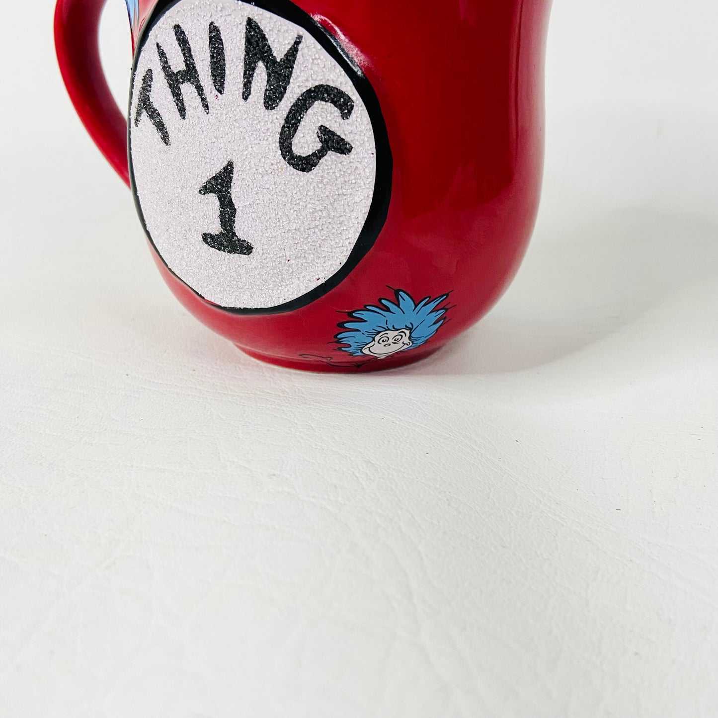 "Thing 1" Red Coffee Cup Tea Mug Universal Studio Islands of Adventure Dr Seuss 2007 NEW