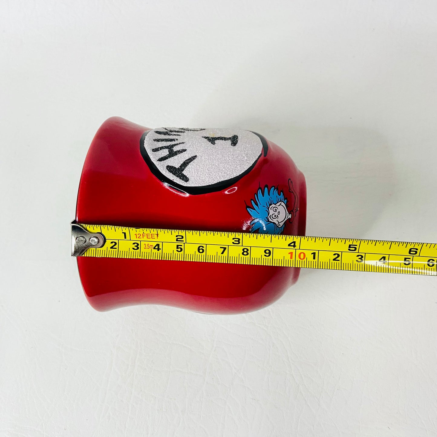 "Thing 1" Red Coffee Cup Tea Mug Universal Studio Islands of Adventure Dr Seuss 2007 NEW