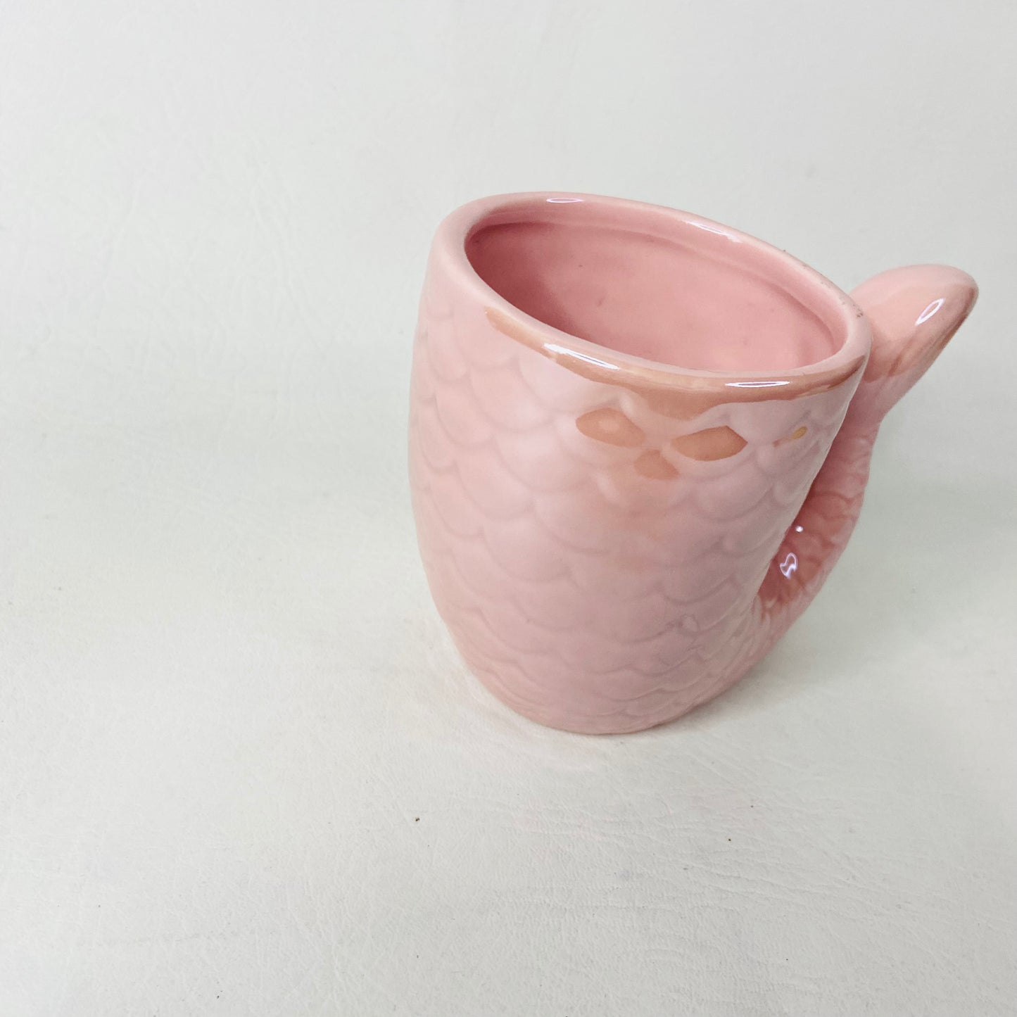 Primark Home Mermaid Tail Textured Scales Pink Ceramics Coffee Tea Mug