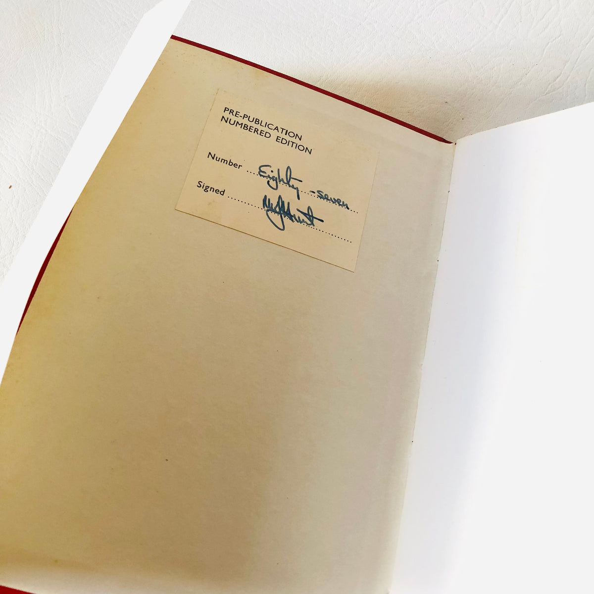 Newcastle High School - M.K.J Hunt MA 1874-1974 Centenary History Book Signed