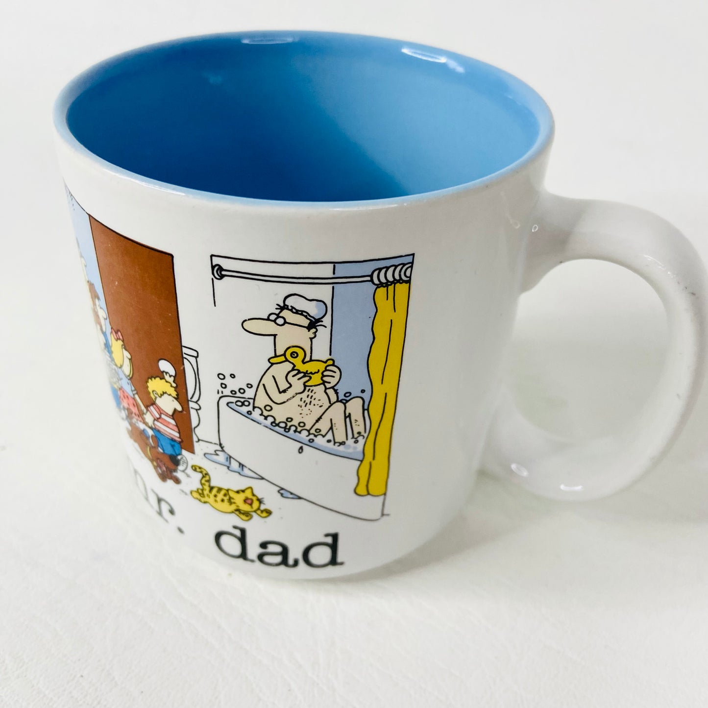 Jim Benton Mr Dad Funny Comic Novelty 1990s Coffee Mug Vintage