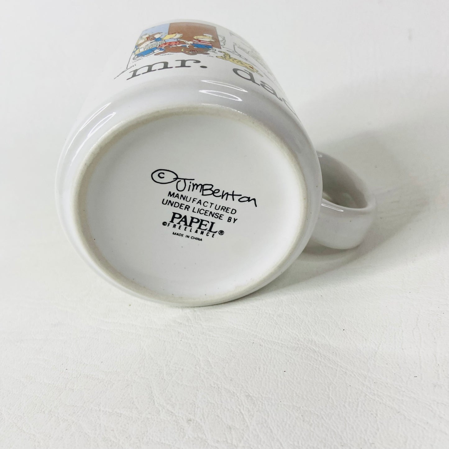 Jim Benton Mr Dad Funny Comic Novelty 1990s Coffee Mug Vintage