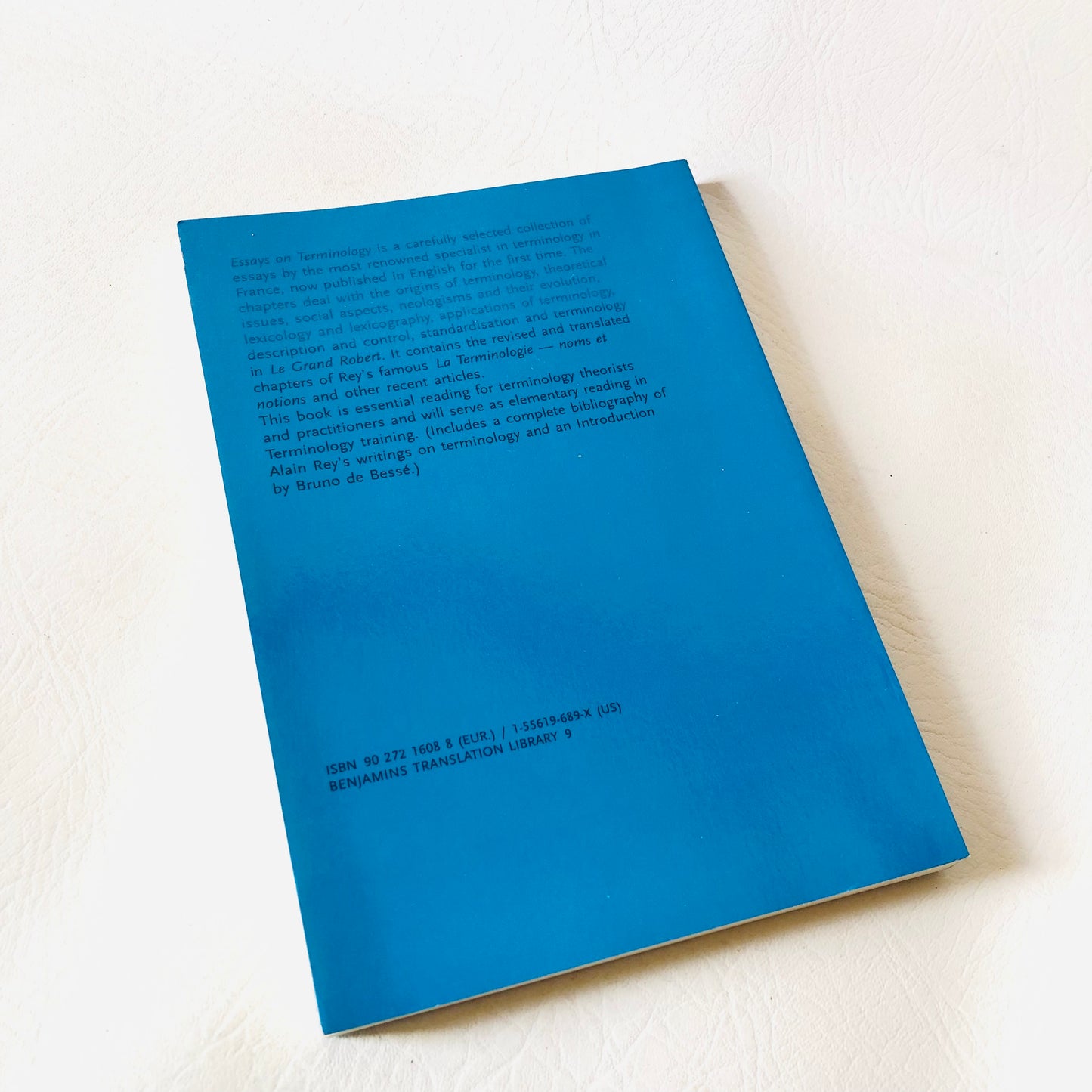 Essays on Terminology - Alain Rey - Benjamins Translation Library - 1995 Book - Linguistics & Translation Studies