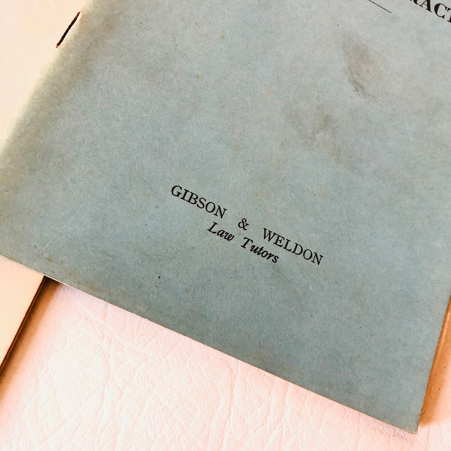 Vintage Mid Century 1950s Gibson & Weldon Law Revision Booklet Bundle Joblot History Collection