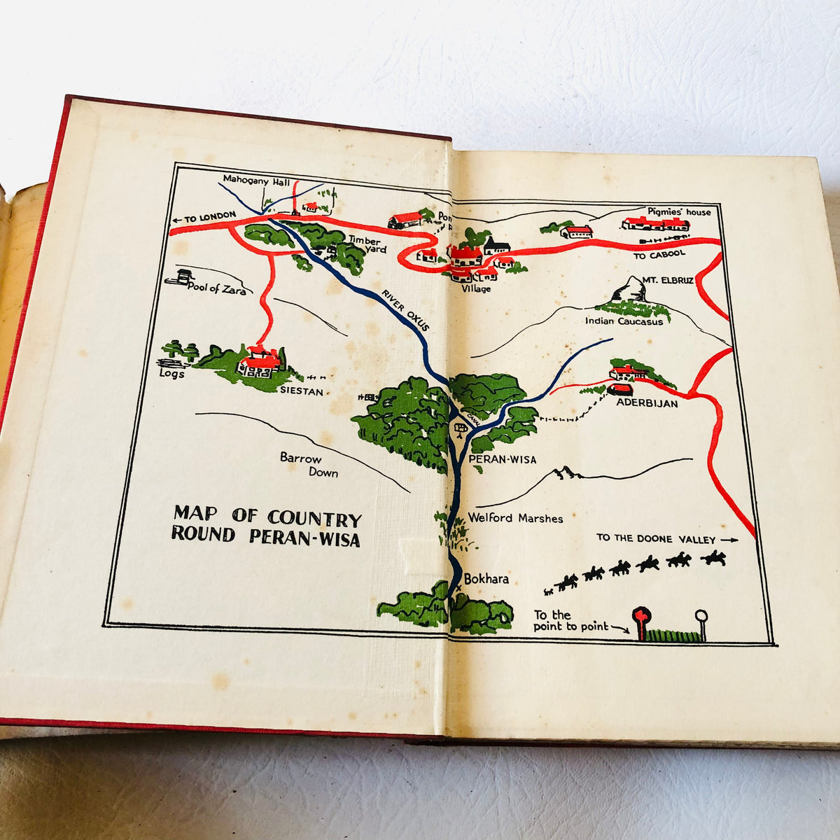 Escape to Persia Katharine Hull & Pamela Whitlock: The Far-Distant Oxus Gang Adventure Novel Rare 1938 1st Ed.