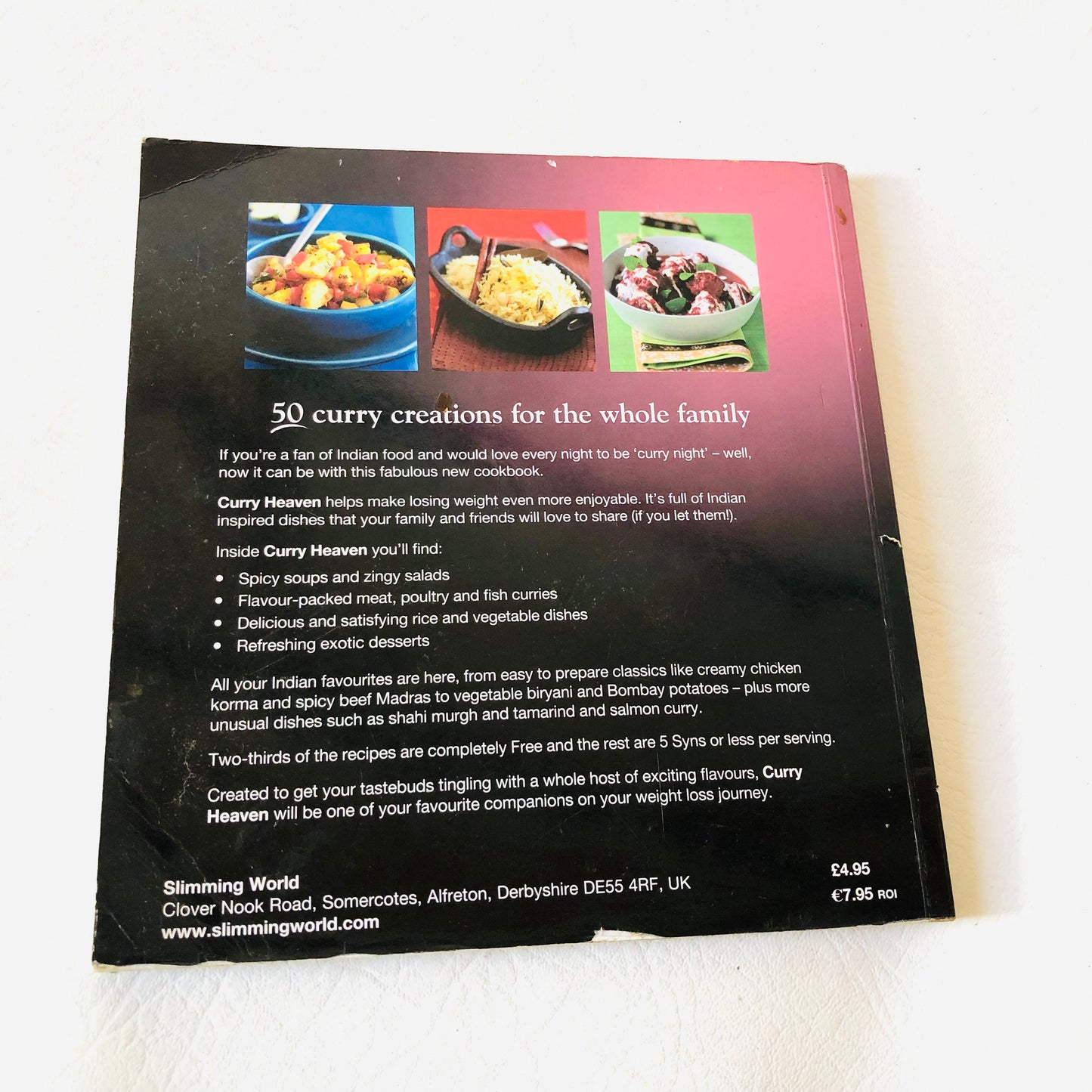 Slimming World Curry Heaven 50 Mouthwatering Indian Recipes Low Syn Diet Cookbook