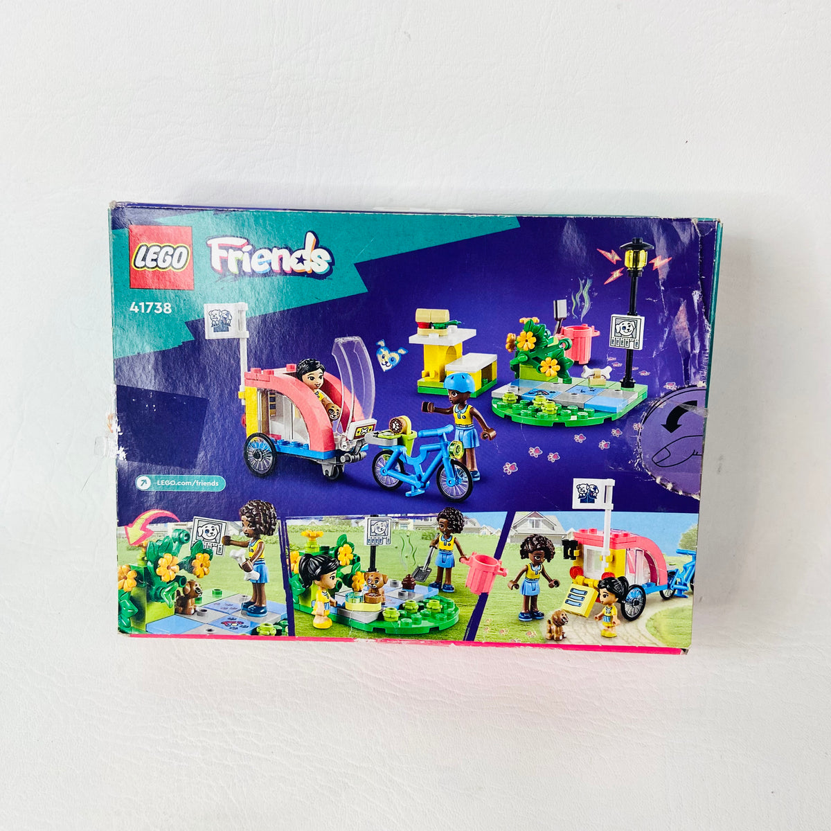 LEGO Friends: Dog Rescue Bike (41738)100% Complete With Instructions & Minifigures & Box