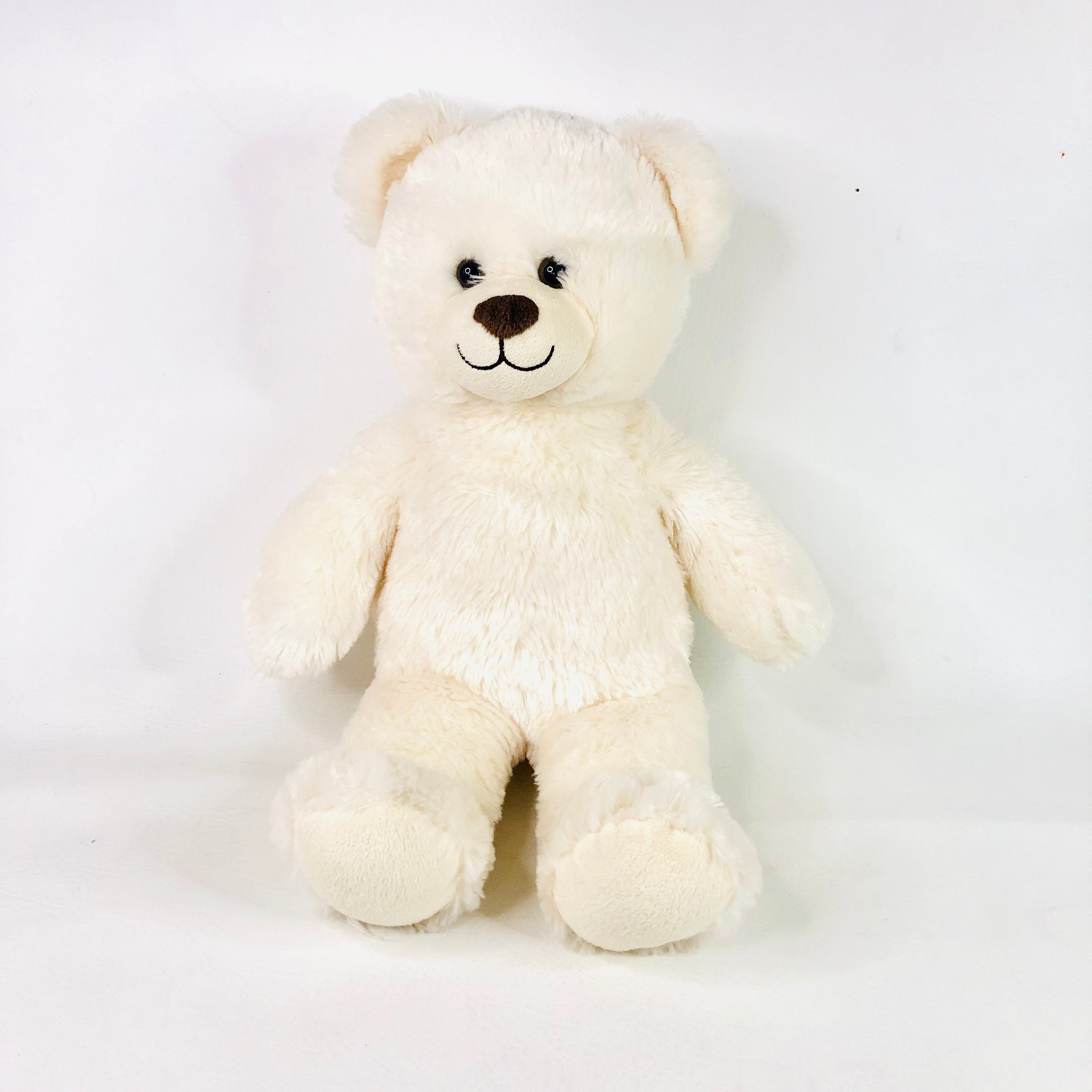 Build a Bear Workshop White Teddy Bear 16 Plush Toy 2014 Retired BAB Fabulous Finds By Nikki