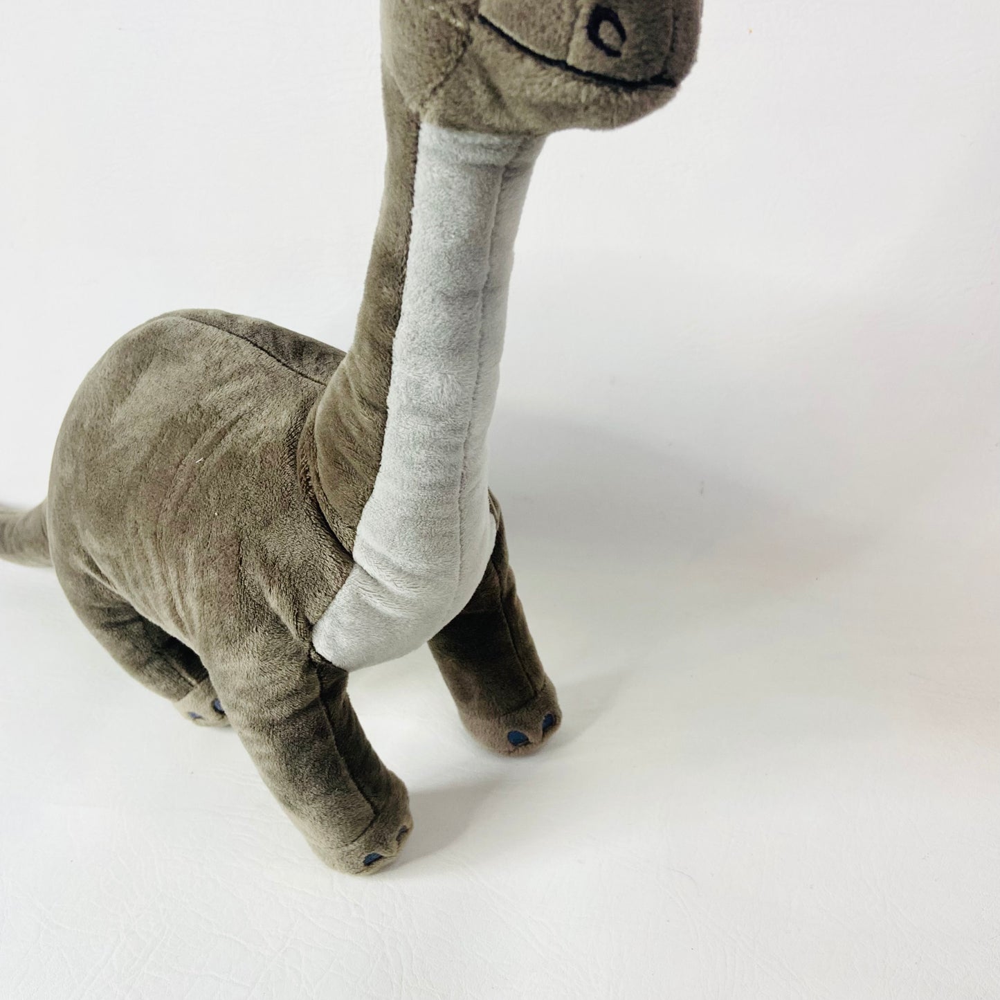 IKEA Jattelik Dinosaur Green Brown Plush  Soft Toy  22” Brontosaurus