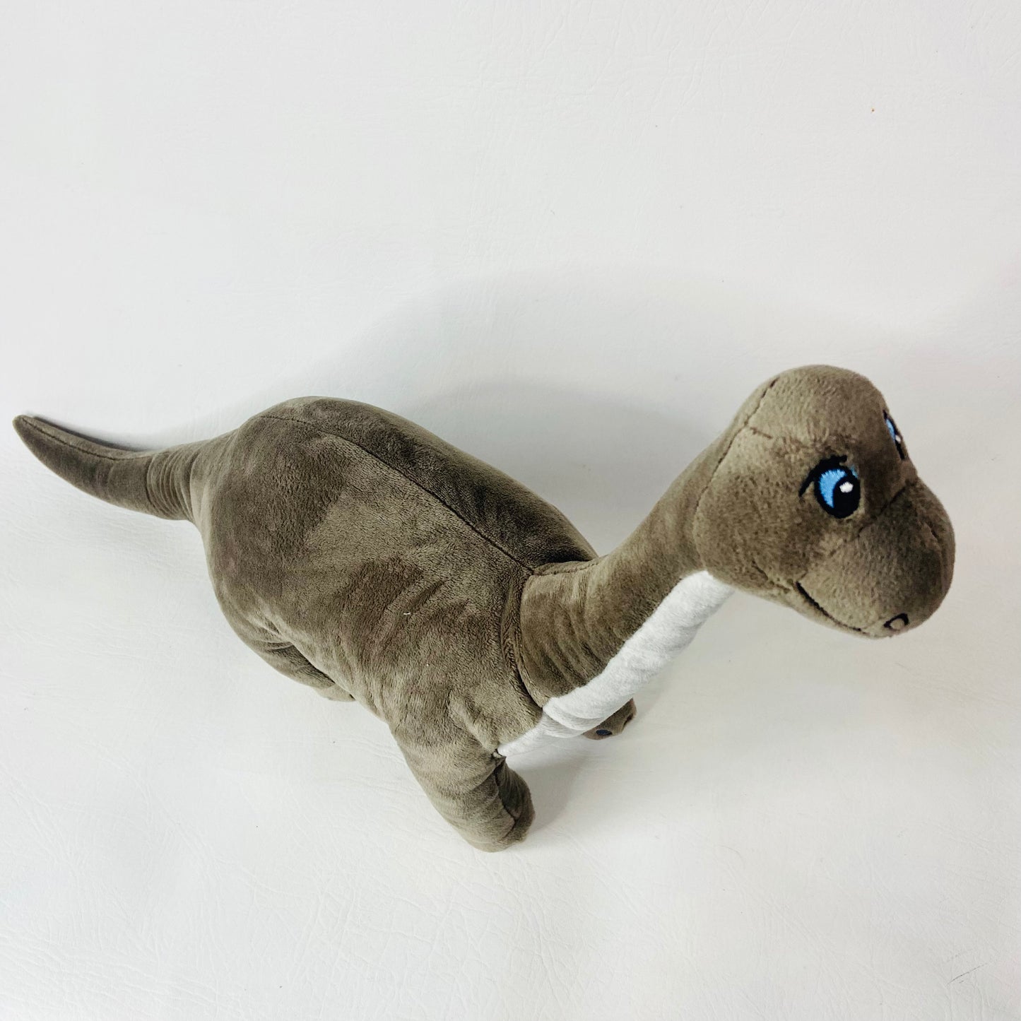 IKEA Jattelik Dinosaur Green Brown Plush  Soft Toy  22” Brontosaurus