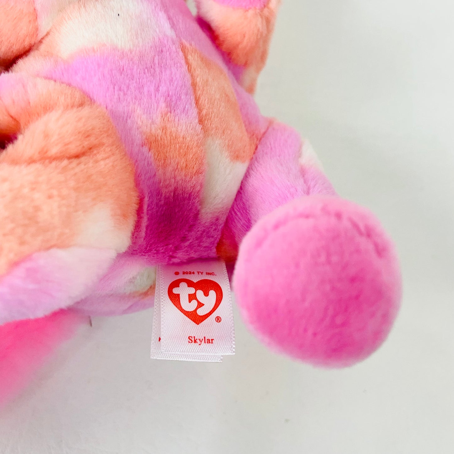 Ty Beanie Bellies Skylar The Pink Unicorn Small 7" Plush Soft Toy