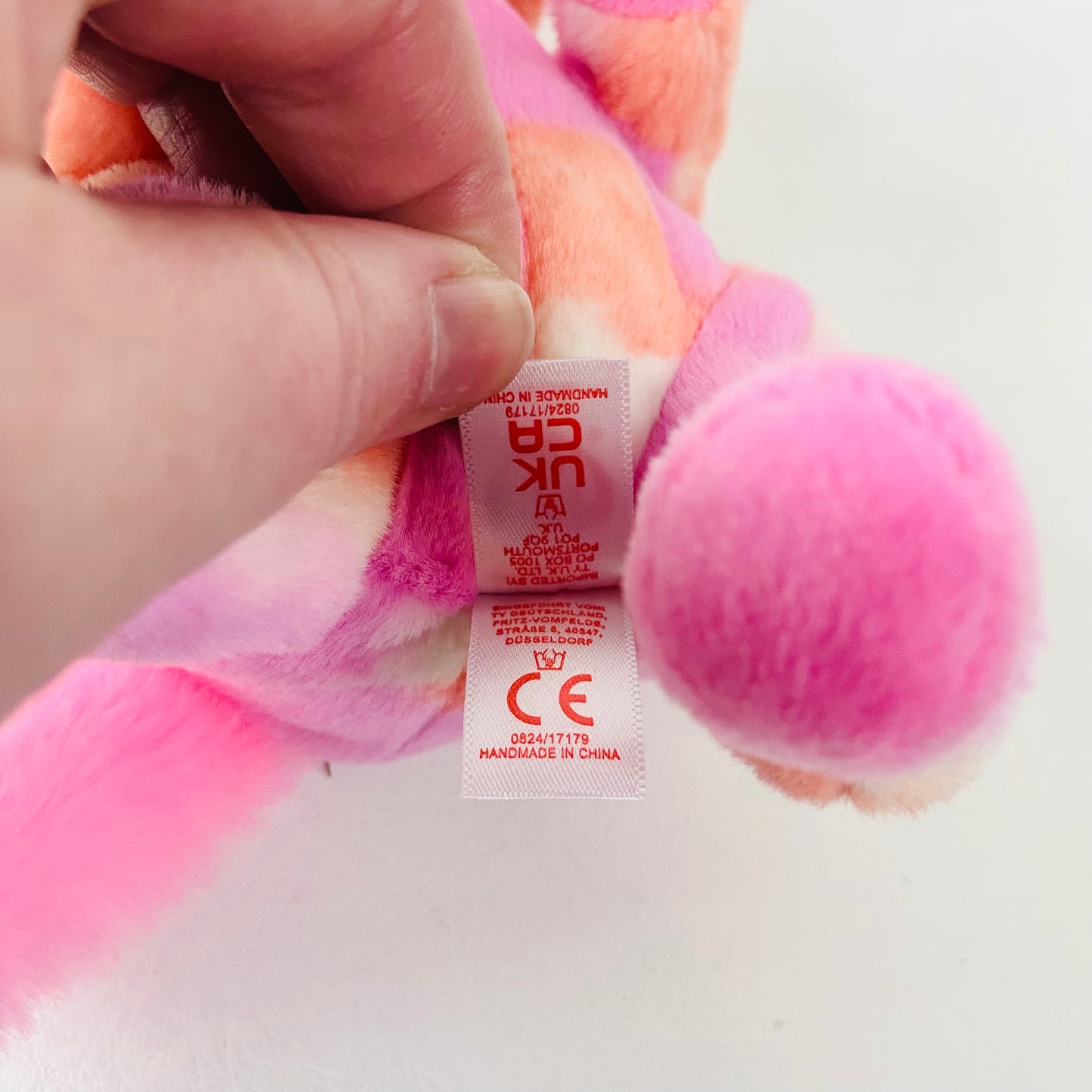 Ty Beanie Bellies Skylar The Pink Unicorn Small 7" Plush Soft Toy