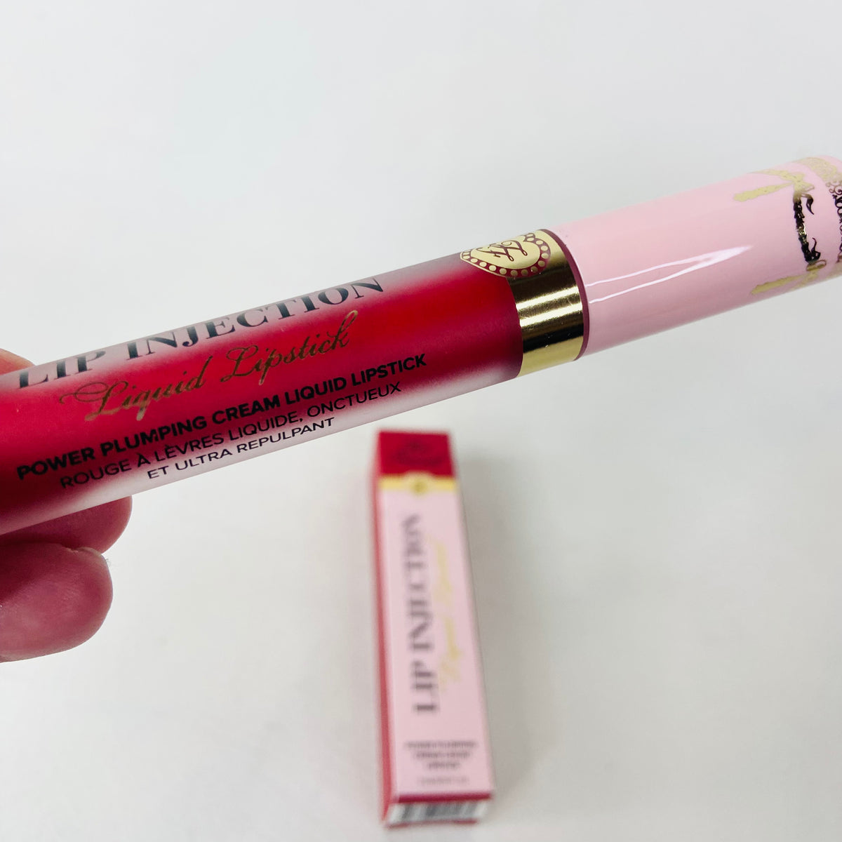 Too Faced Lip Injection Power Plumping Cream Liquid Lipstick Infatuated Red NEW RRP £24