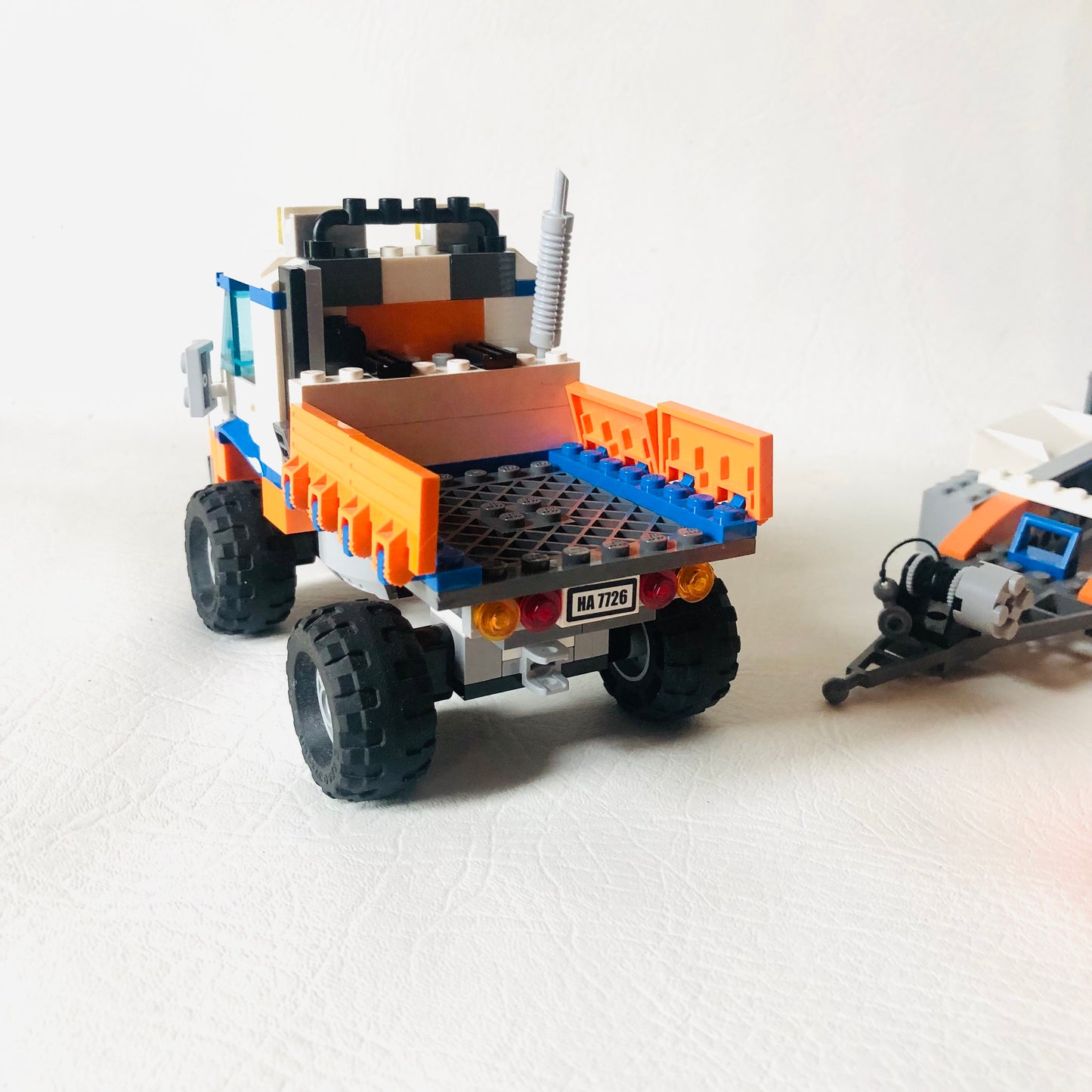 LEGO City: Coast Guard Truck With Speed Boat (7726) 100% Complete With Instructions & Minifigures