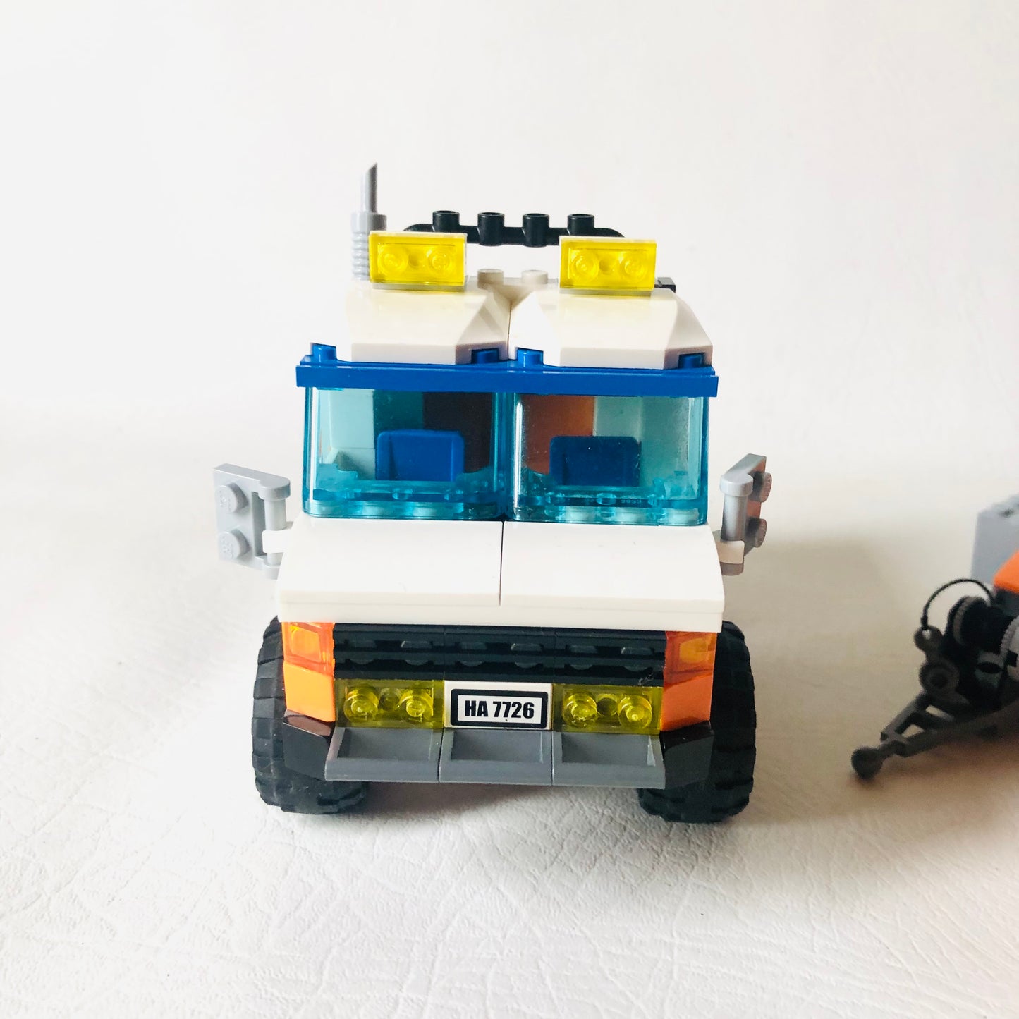 LEGO City: Coast Guard Truck With Speed Boat (7726) 100% Complete With Instructions & Minifigures
