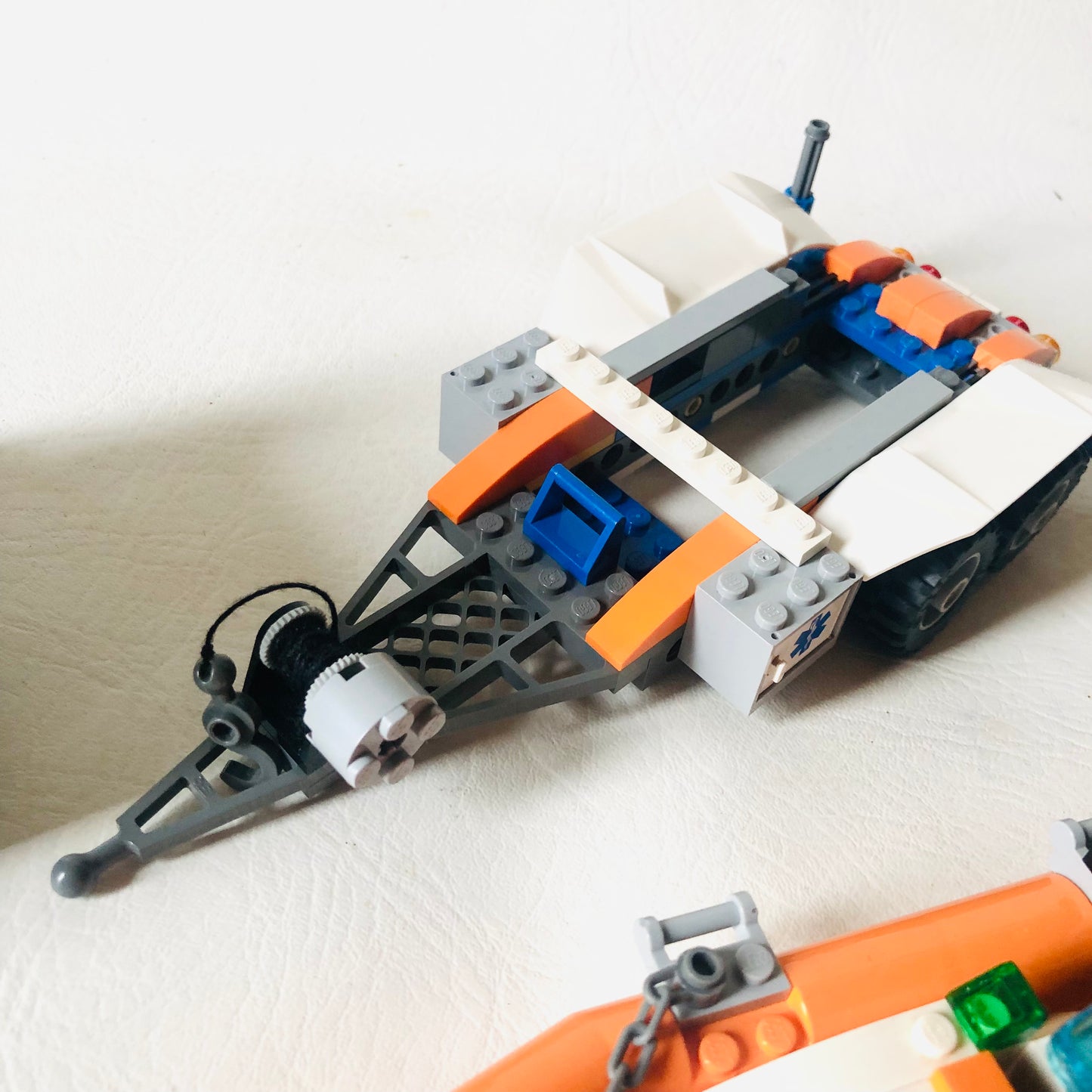 LEGO City: Coast Guard Truck With Speed Boat (7726) 100% Complete With Instructions & Minifigures