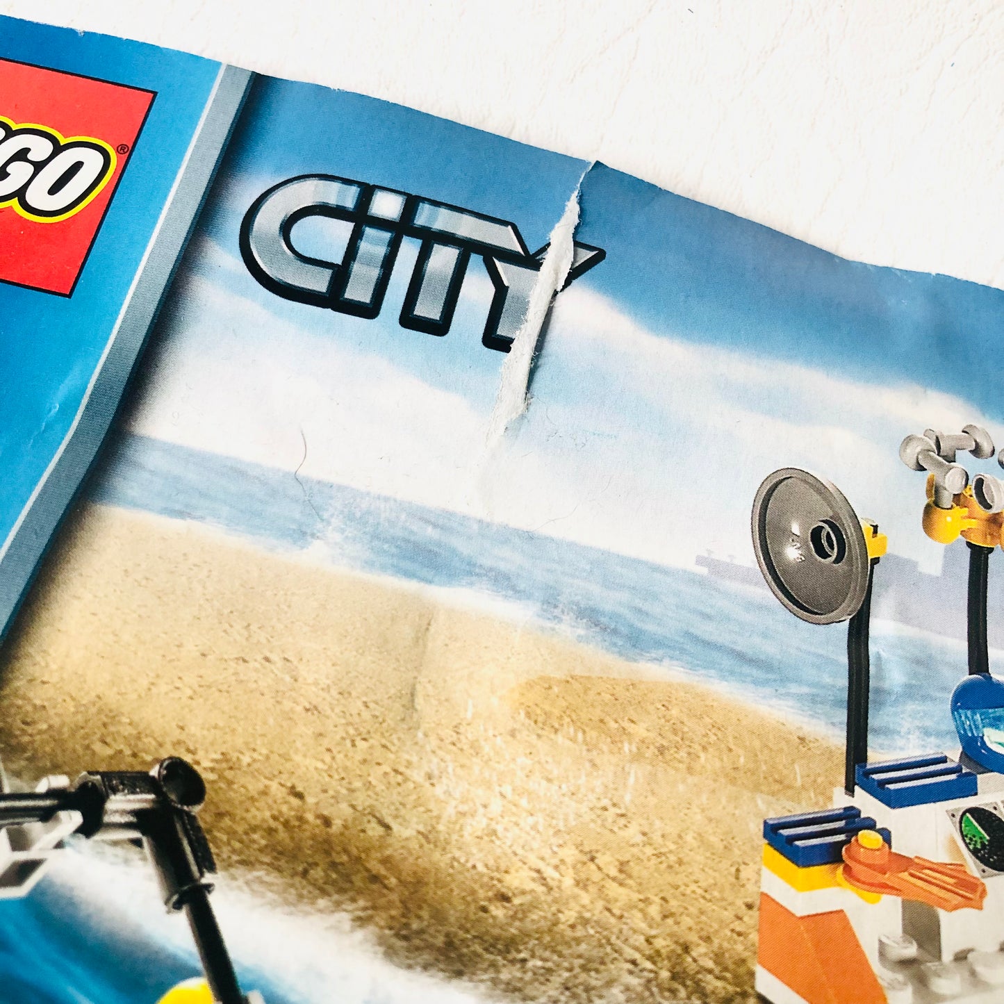 LEGO City: Coast Guard Truck With Speed Boat (7726) 100% Complete With Instructions & Minifigures