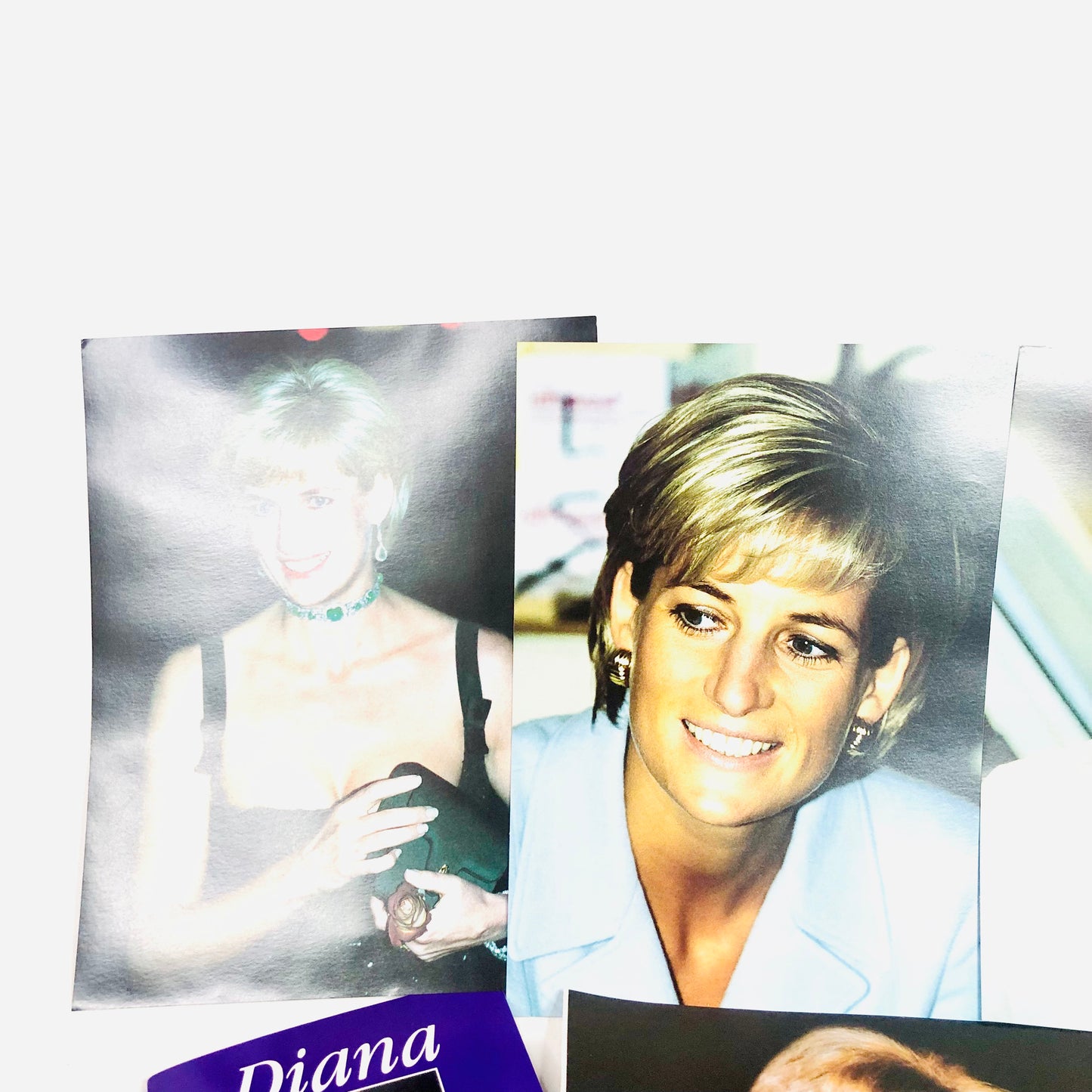 Princess Diana Royal Family Collection of 10”x8” Memorabilia Pictures Daily Mail Newspaper plus extras