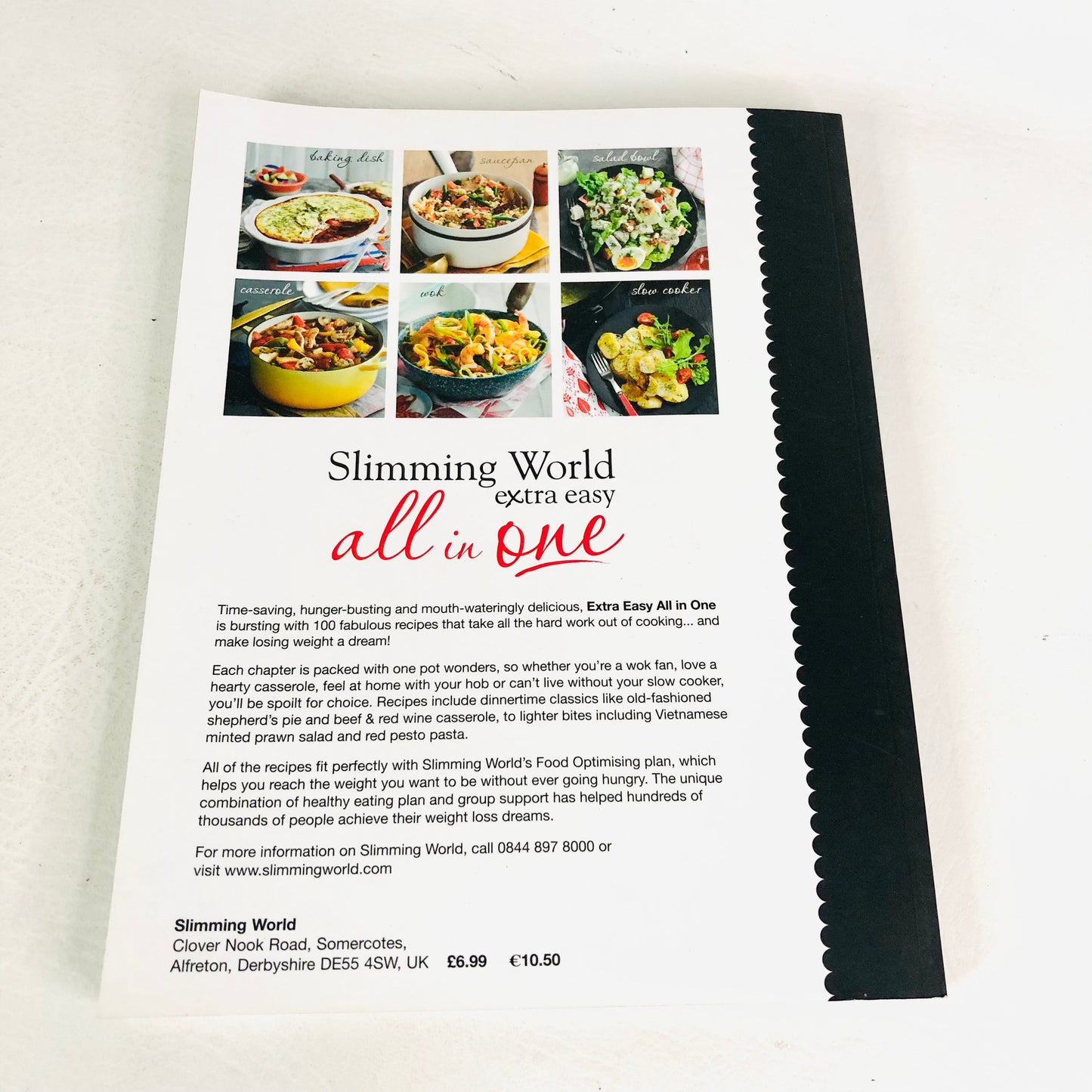 Slimming World Extra Easy All in One Recipe Cookbook Tasty One Pot Dishes