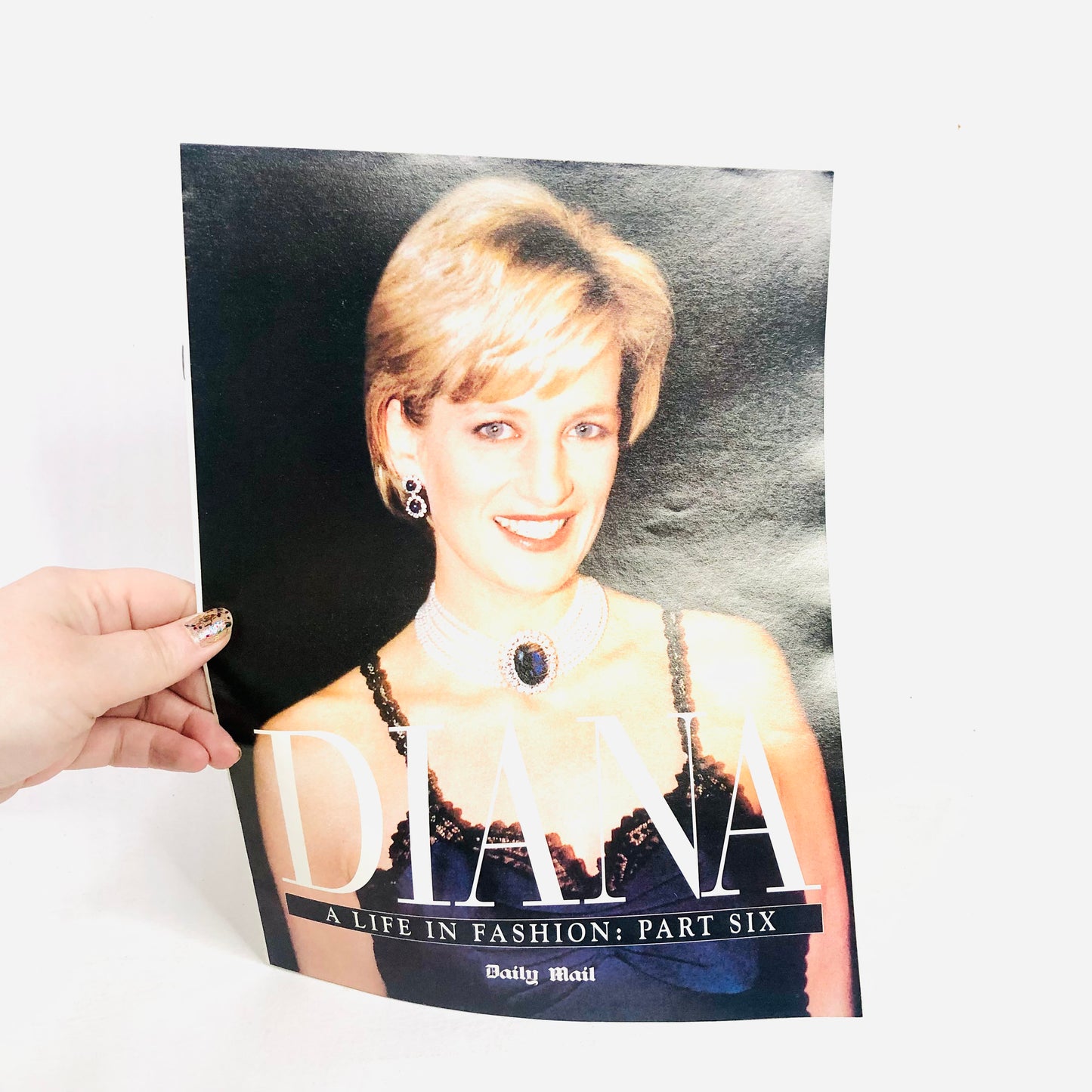 Princess Diana Royal Family Collection of 10”x8” Memorabilia Pictures Daily Mail Newspaper plus extras