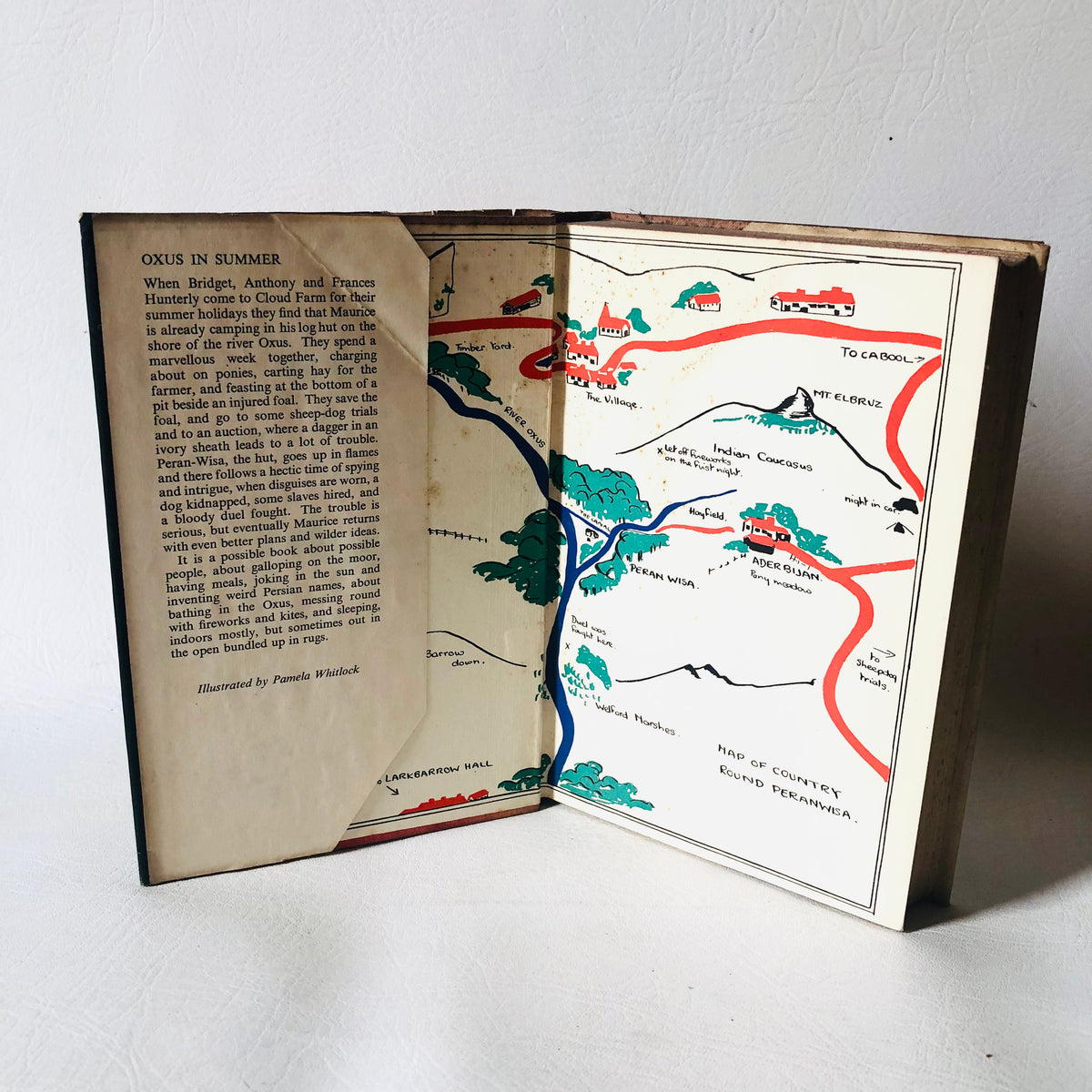 Oxus in Summer - Katharine Hull & Pamela Whitlock: The Far-Distant Oxus Gang Adventure Novel Rare 1939 1st Edition