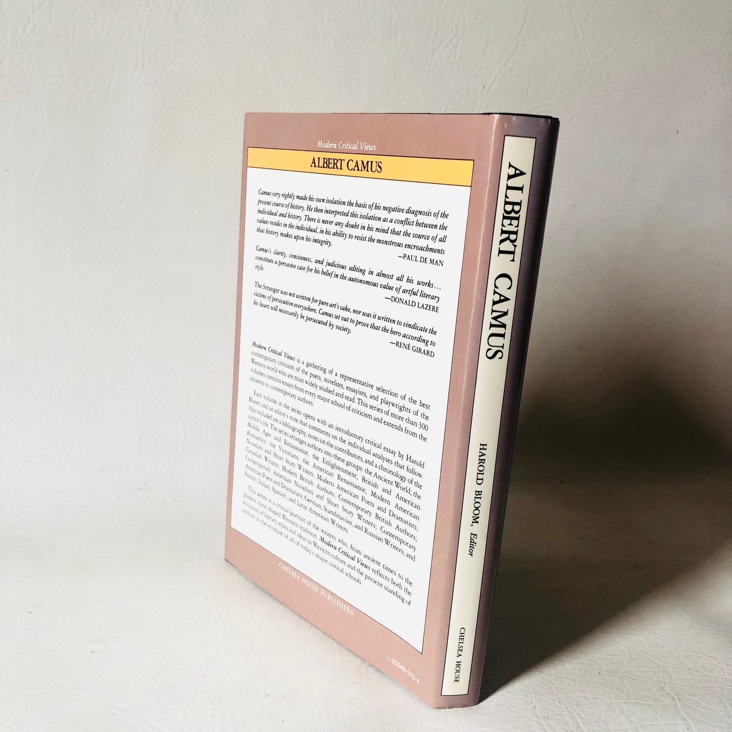 Albert Camus Harold Bloom Modern Critical Views Hardcover 1989 Book