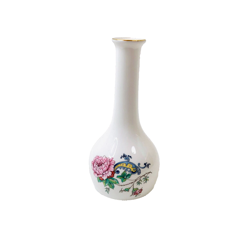 Crown Staffordshire bud vase fine China 6 inch Chelsea Manor Vintage