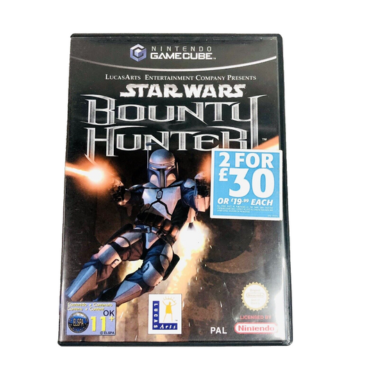 Star Wars Bounty Hunter (Nintendo GameCube 2002) Complete With Manual