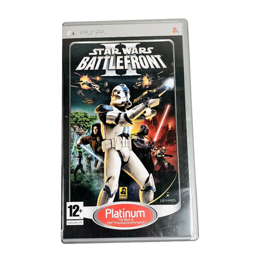 Star Wars: Battlefront II -- Platinum Edition (Sony PSP, 2006) - European