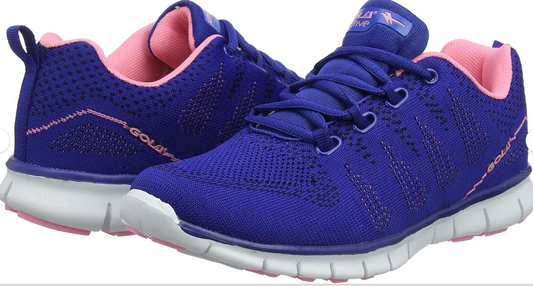 Gola Women's Tempe Fitness Shoes Trainers Pink & Blue Size 6 39