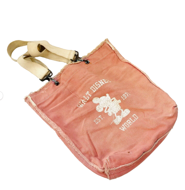 Walt Disney World Est. 1971 Heavy Duty Canvas Tote Bag Pink