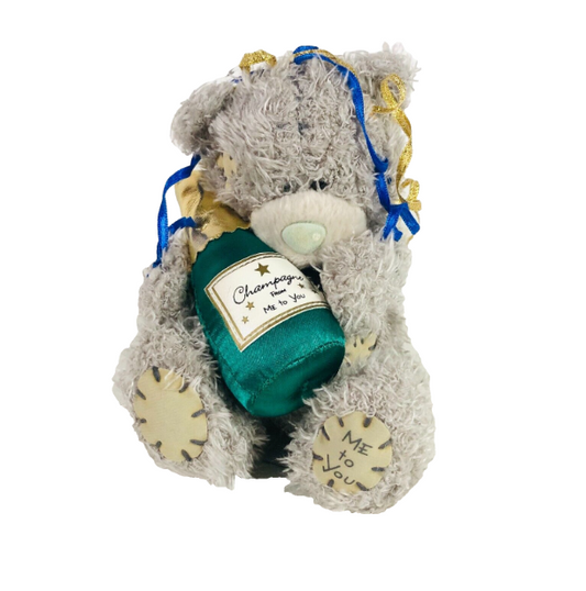 Me To Toy Champagne Celebration Congratulations Teddy Bear Plush Soft Toy 8cm