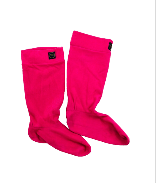 Joules Women's Welton Fleece Welly Socks - Ruby Pink