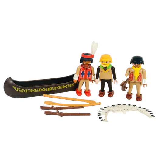 Playmobil 3397 Western Native American Tracker & Trader & 3395 Indian Chief