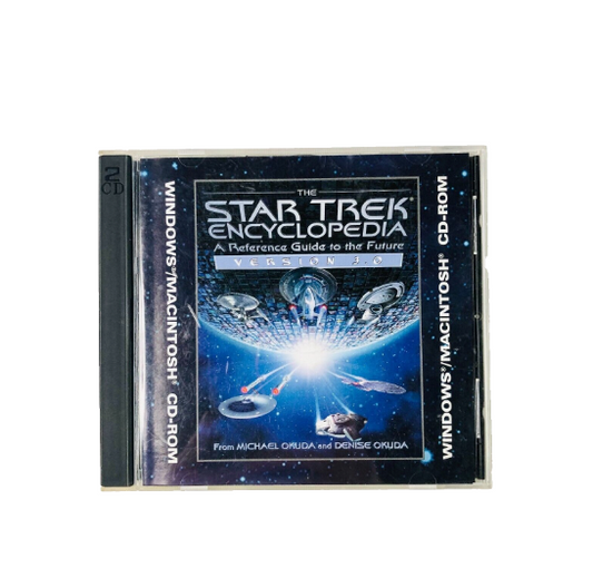 The Star Trek Encyclopedia Windows/Mac CD-ROM Version 3.0 '99 Disc 1 & 2