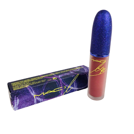 MAC X L Powder Kiss Liquid Lipcolour Pink Roses Beautiful Outer Casing Full-size