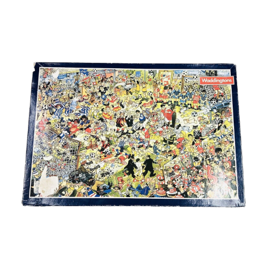 Waddingtons Danny Burn The Football Match Jigsaw Puzzle 1000 Complete 1992