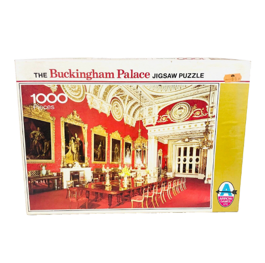 Vintage Buckingham Palace Jigsaw Puzzle 1000 Pieces - The State Dining Room - Arrow Games LTD