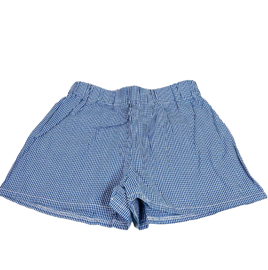 L’Angelo del Bambino Baby Boys Blue Gingham Check Cotton Shorts Size 1-3 Months