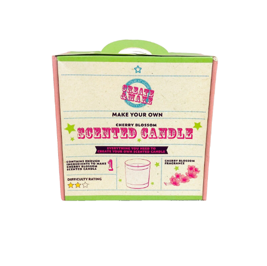 Cherry Blossom Scented Candle Making Kit - Create & Make DIY Craft Set NEW