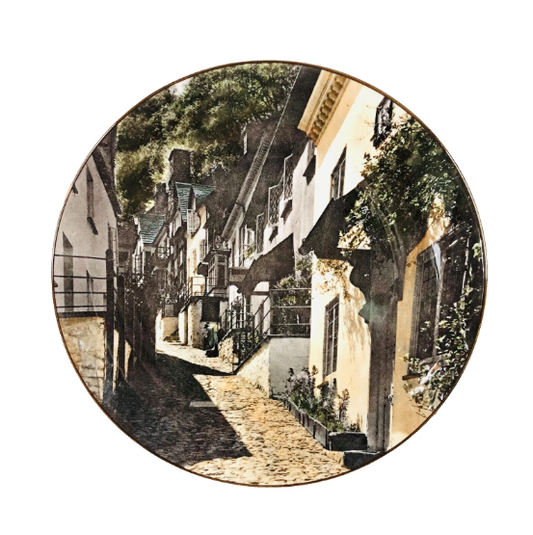 Royal Doulton Series Ware Plate “Clovelly, North Devon", TC 1028 - 27 cm diam