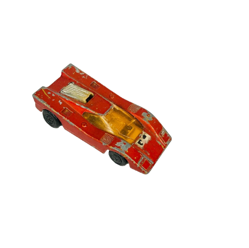 Matchbox Lesney Superfast No.7 Hairy Hustler 1971 Red Sports Race Car Used