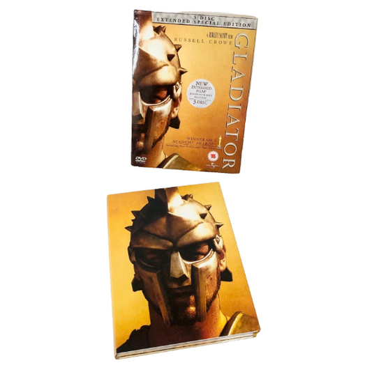 Gladiator DVD 3 Discs - Special Extended Edition - hours of bonus material