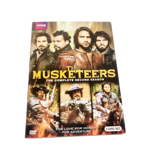 The Musketeers: Season Two 2 (DVD, 2015) Region 1 - BBC Series 3 Disc Set