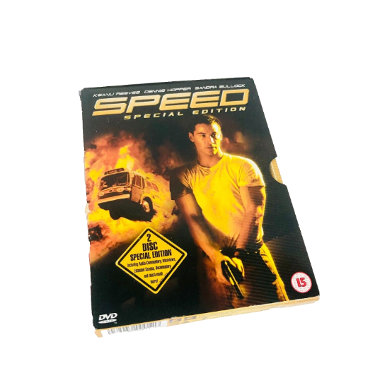 Speed Special Edition DVD (Region 2) – 2 Disc Set with Keanu Reeves, Sandra Bullock, and Dennis Hopper